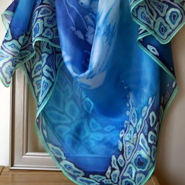 Seascape Silk Scarf/Shawl Seascape Silk Scarf/Shawl