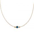 Blue Onyx Single Drop Necklace, A Box for my Treasure