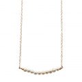 White Pearl Skinny Beaded Necklace, A Box for my Treasure
