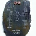 Wedding Piece-Slate Ogham Irish