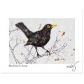 A Blackbird song for me Print