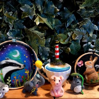 Needle Felted Animals by Jenni Kilgallon