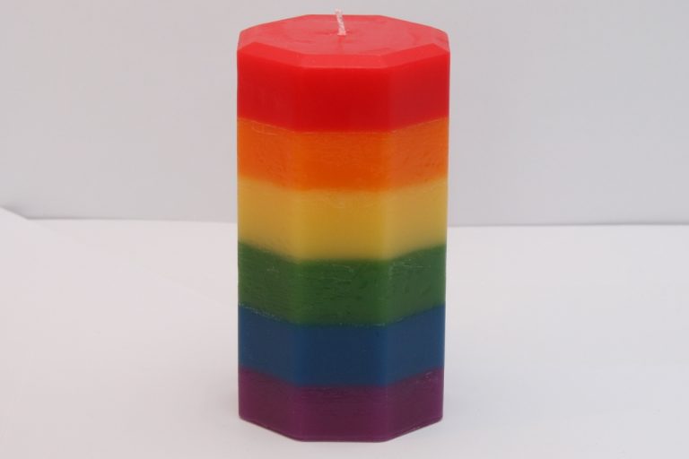 Rainbow/Pride Candle