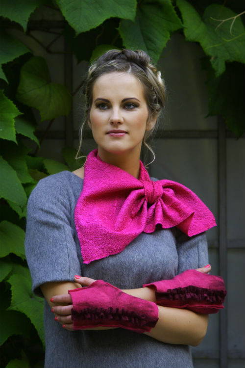 Transformable Neck-Piece, Nuno... Transformable Neck-Piece, Nuno...