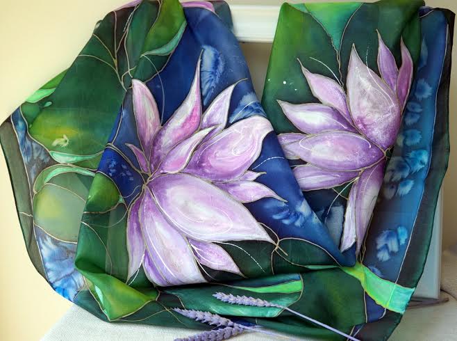 Waterlilies on a... Waterlilies on a...