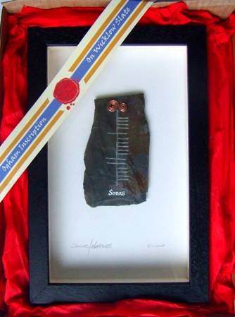 Ogham Irish Slate... 