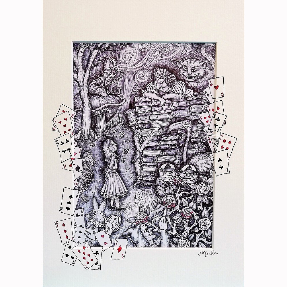 Alice in Wonderland - The Trial Print by Jenni Kilgallon