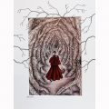 Little Red Riding Hood - Lost in the Woods print by Jenni Kilgallon