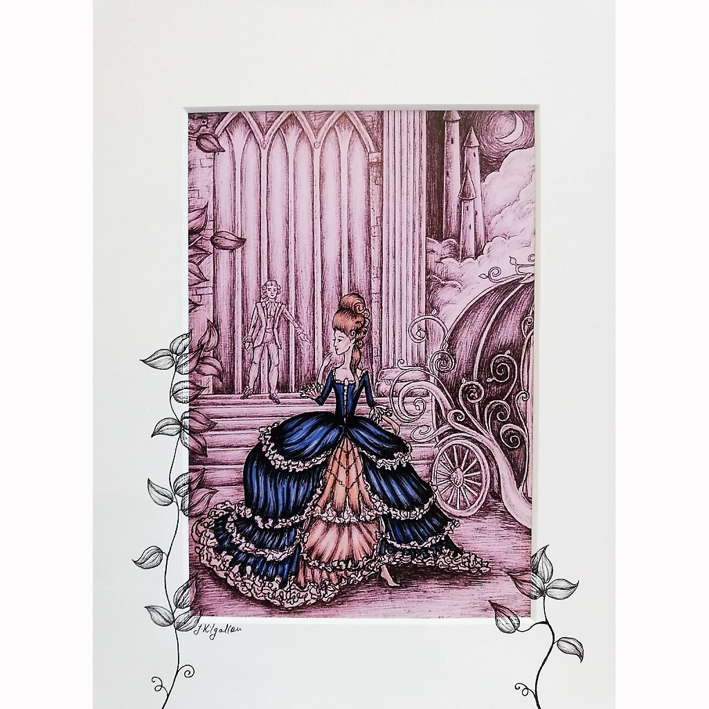 Cinderella Print by Jenni Kilgallon