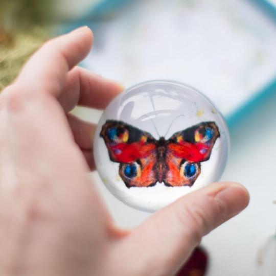 Keeper_of_Wishers_Butterfly_paperweight_by_EweSir