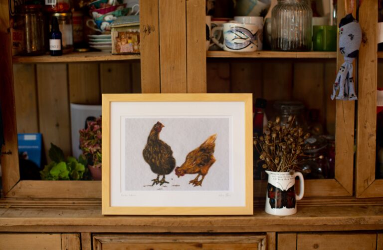 Hen Art Print Hen Art Print