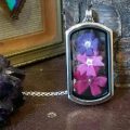 Ruby Robin 3 Flower Window Locket 2