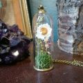 Ruby Robin Tall Flowers Balljar Necklace