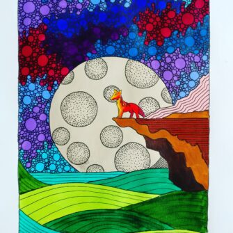 Full Moon Print, P Joyce Art