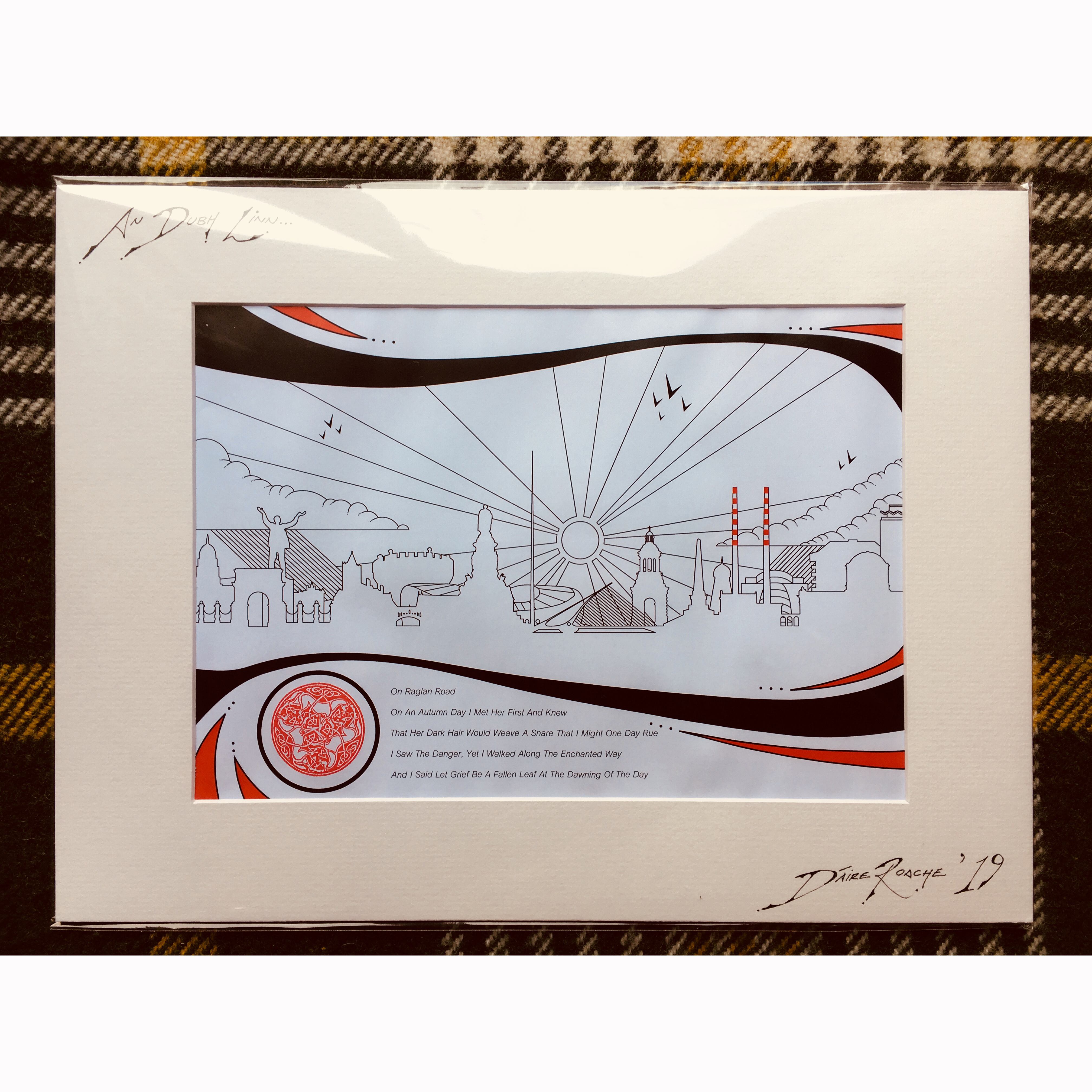 Dubh Linn Dublin Print