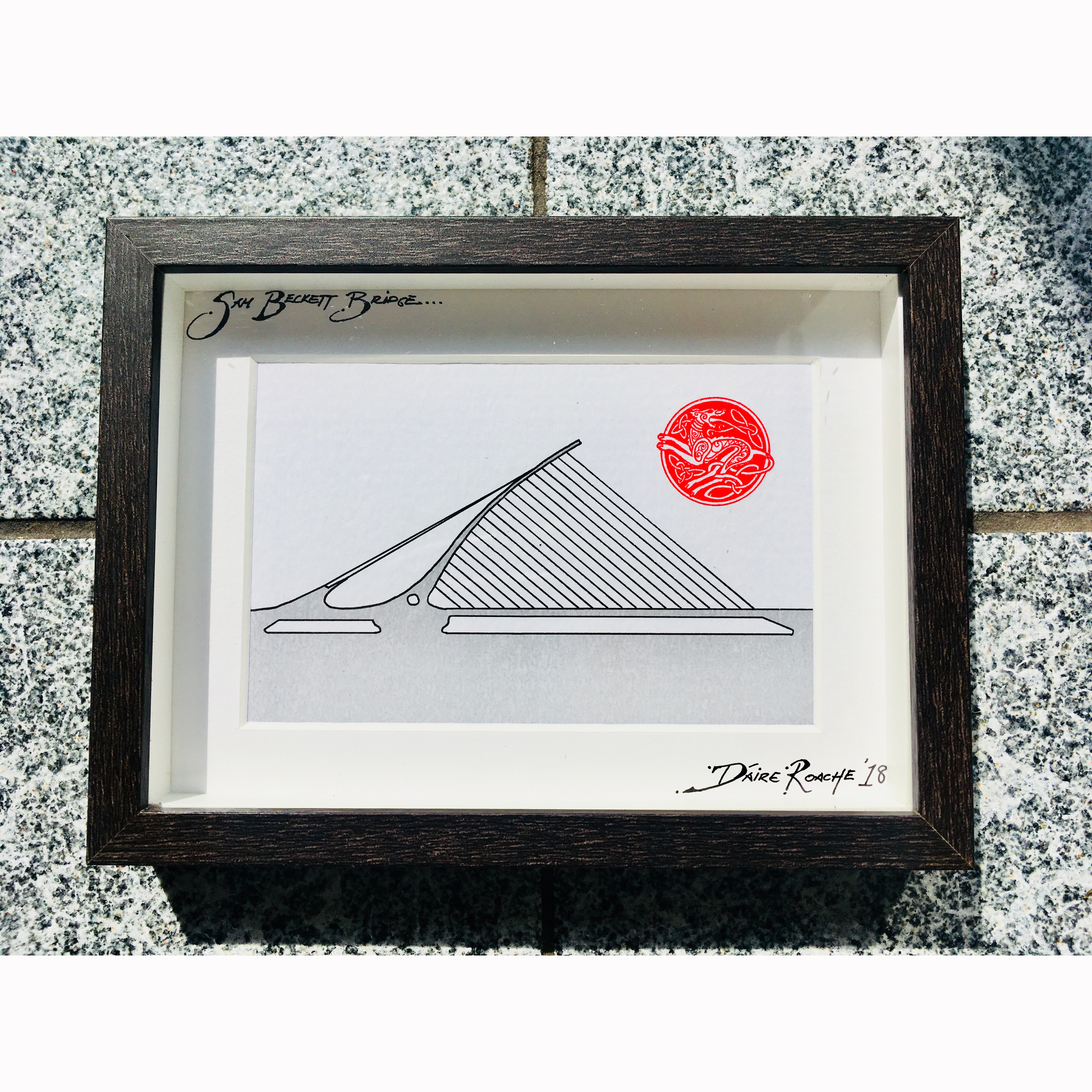 Sam Beckett Bridge Dublin Print