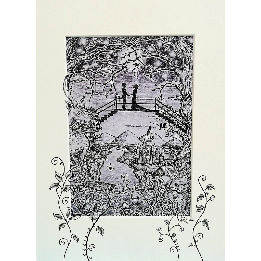 Happily Ever After Print by Jenni Kilgallon, Jen's Fairytales