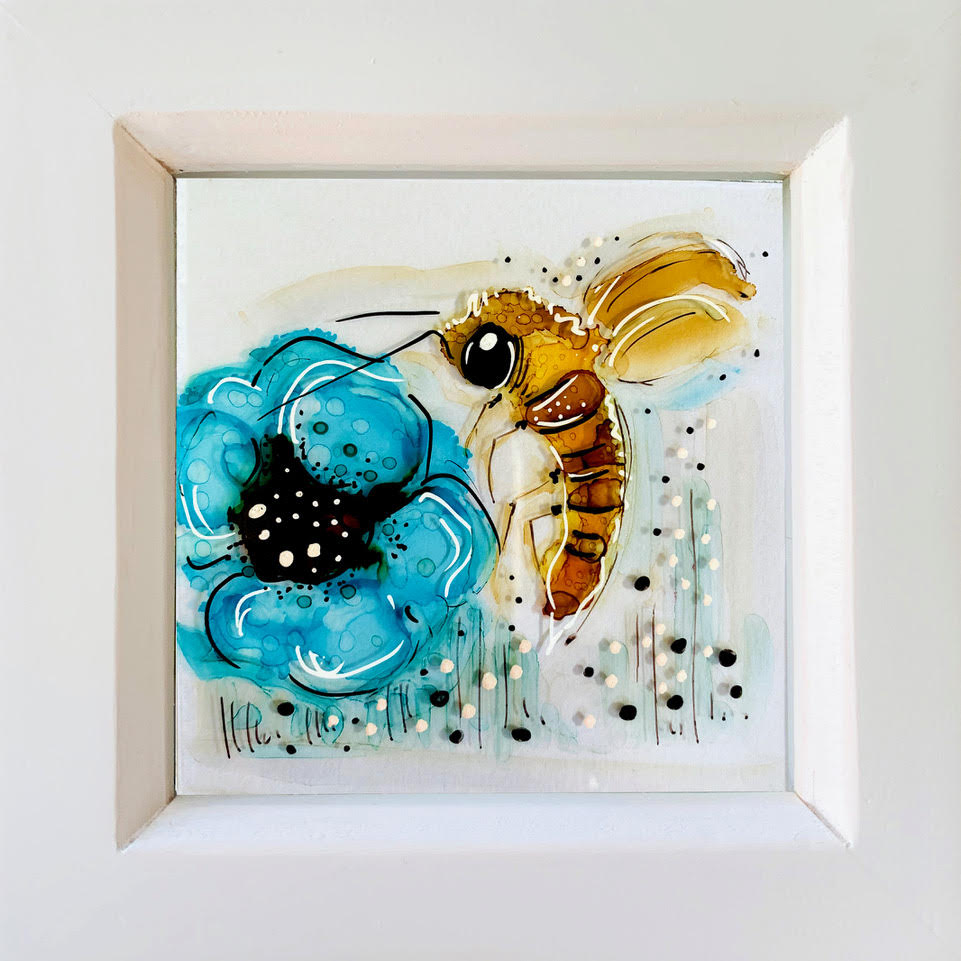 Miniature Bee Painting