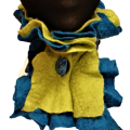 Heartfelt Ruffled Felt Scarf