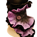 Heartfelt Ruffled Felt Scarf