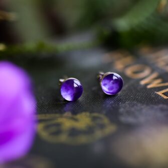 Ruby Robin Petal Studs