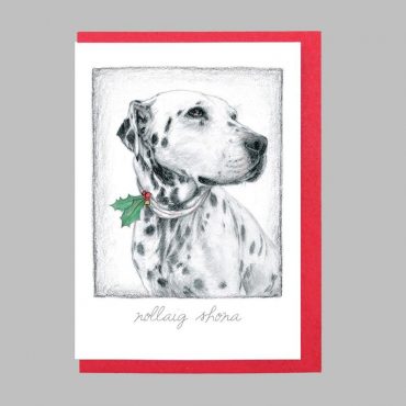 Dalmation Christmas Card