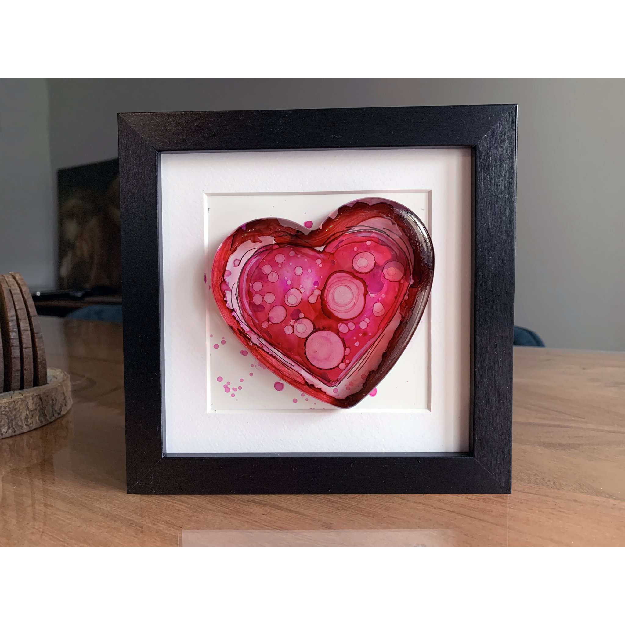 Glass Heart Painting