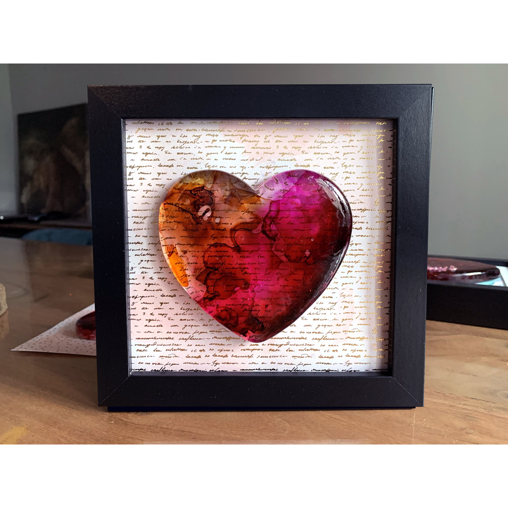 Glass Heart Painting