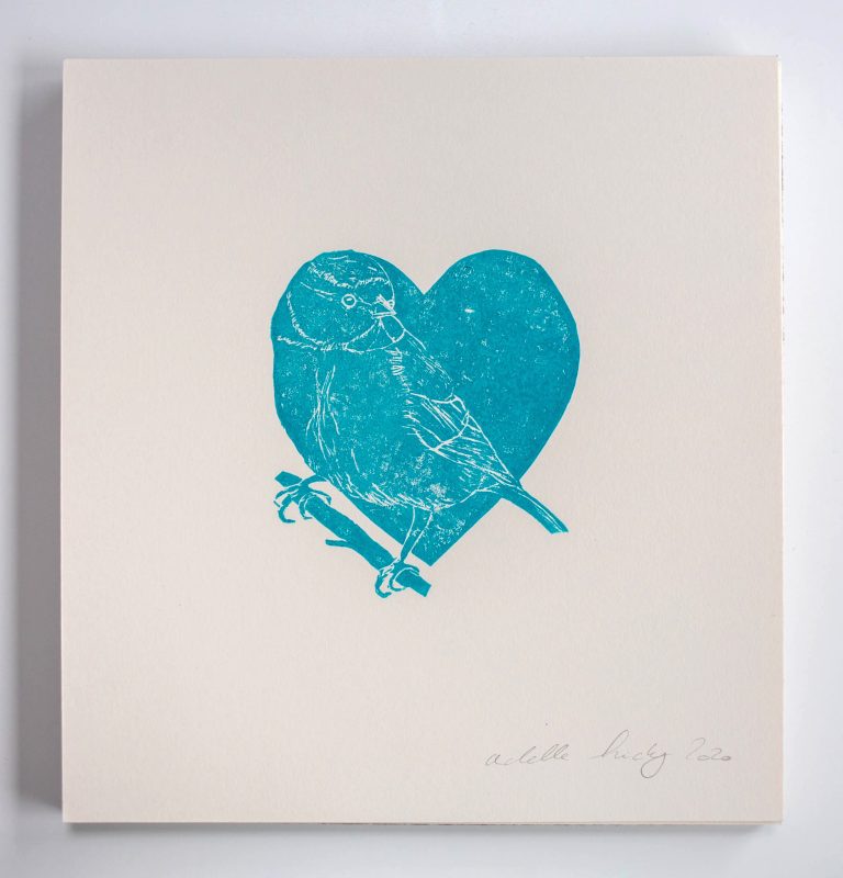 Print: Bird Heart