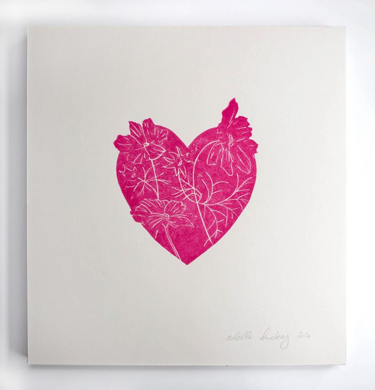 Print: Floral Heart