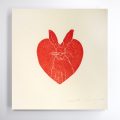 Hare heart Print by Hearts of Ireland