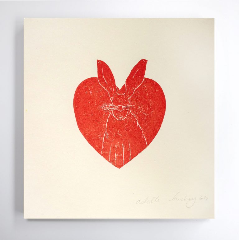 Print: Hare Heart