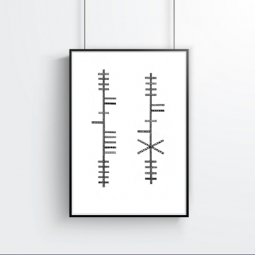 Ogham Celtic Writing