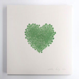 Shamrock Heart Green - Hearts of Ireland