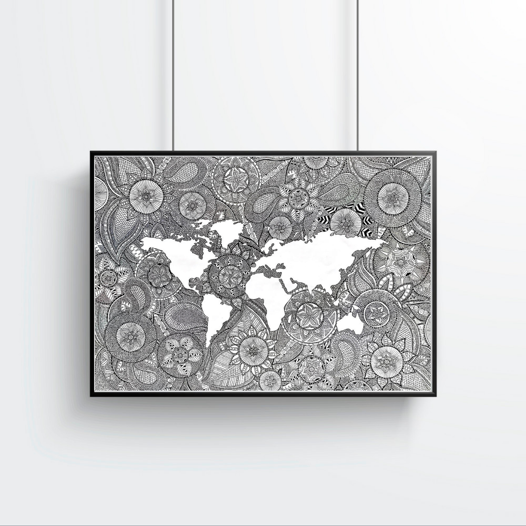 World Map Print