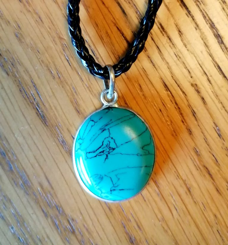 Oval Howlite Pendant Oval Howlite Pendant