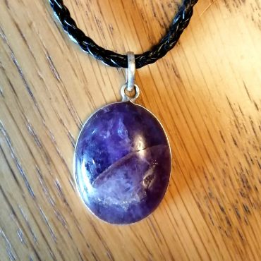 Oval Amethyst Pendant