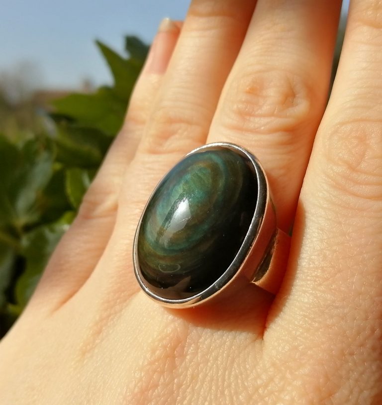 Labradorite Silver Ring