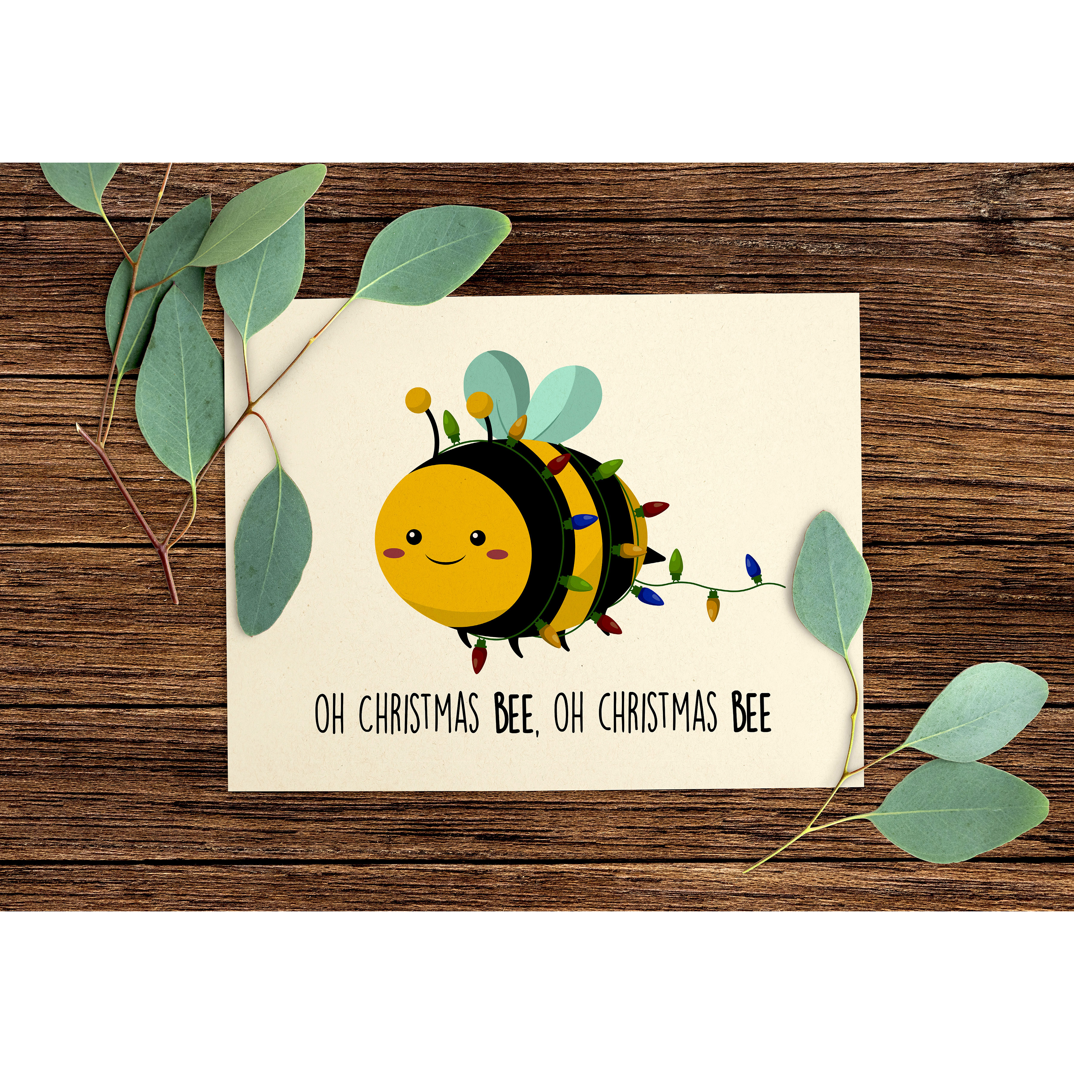 Sarah Bevan Bee Christmas Card