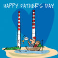 Poolbeg Fathers Day Card
