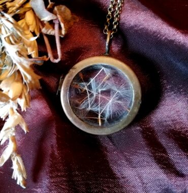 Dandelion Bronze Locket