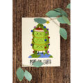 Sarah Bevan Peas on Earth Christmas Card