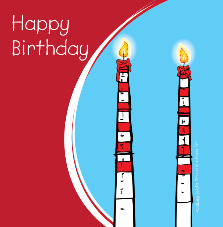 Poolbeg Birthday Card... 