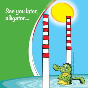 Poolbeg See You Later Alligator Card