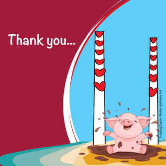 Poolbeg Thank You Card