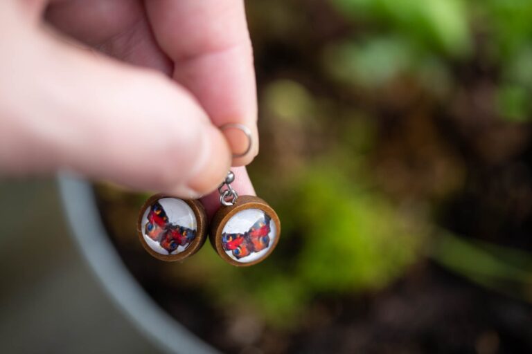 Butterfly Drop Earrings