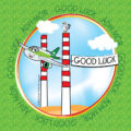 Poolbeg Good Luck Card