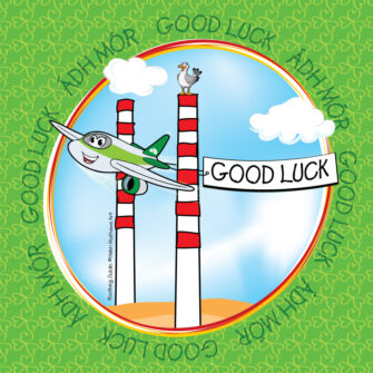 Poolbeg Good Luck Card