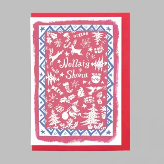 Nollaig Shona, Irish Christmas card