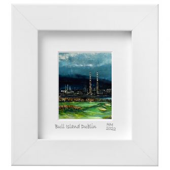 Bull Island Mini Framed Print by Helen Mathews